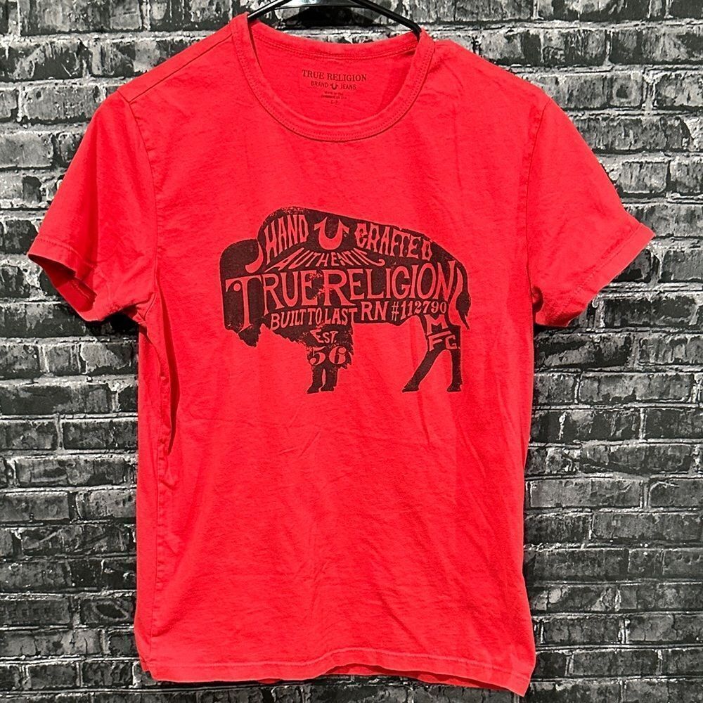True Religion Red Buffalo Graphic Tee